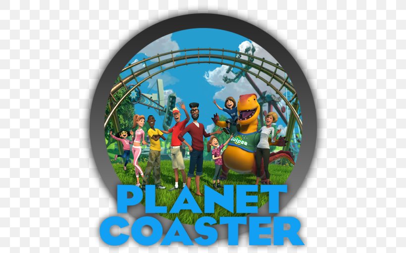 Planet Coaster RollerCoaster Tycoon Video Game Theme Park 13th British Academy Games Awards, PNG, 512x512px, Planet Coaster, Amusement Park, Frontier Developments, Game, Grass Download Free