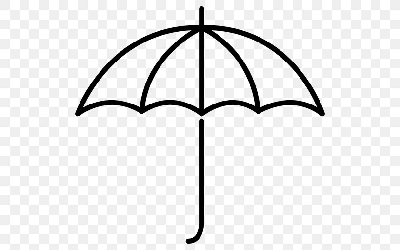 Umbrella, PNG, 512x512px, Umbrella, Area, Black And White, Leaf, Line Art Download Free