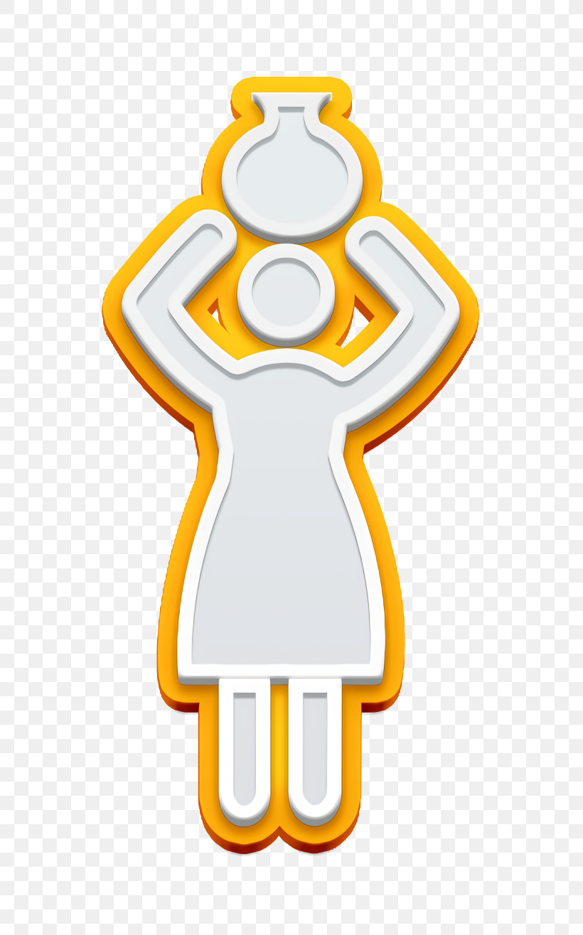 Woman Carrying Jar With Her Head Icon Humans 2 Icon People Icon, PNG, 638x1316px, Humans 2 Icon, Cartoon, Character, Chemical Symbol, Human Biology Download Free