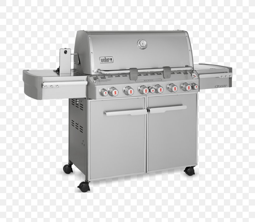 Barbecue Weber Summit S-470 Weber-Stephen Products Natural Gas Weber Summit S-670, PNG, 750x713px, Barbecue, Kitchen Appliance, Machine, Natural Gas, Outdoor Grill Download Free