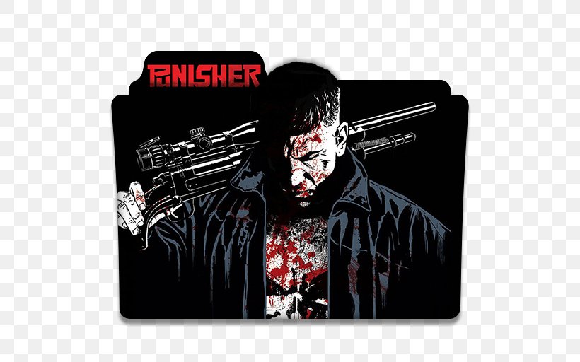 Punisher San Diego Comic-Con Television Show Marvel Comics, PNG, 512x512px, Watercolor, Cartoon, Flower, Frame, Heart Download Free