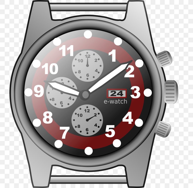 Chronograph Chronometer Watch Clip Art, PNG, 740x800px, Chronograph, Apple Watch Series 3, Brand, Chronometer Watch, Gauge Download Free
