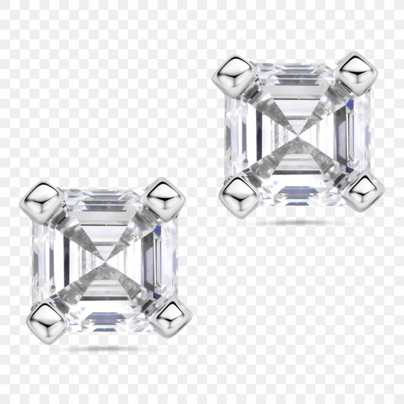 Earring Diamond Cut Brilliant Carat, PNG, 1024x1024px, Earring, Asscher, Body Jewelry, Brilliant, Carat Download Free