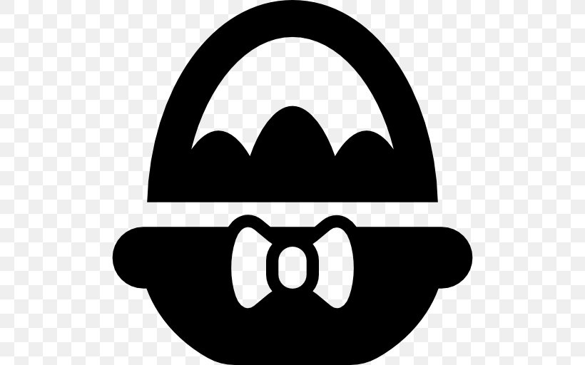 Easter Bunny Easter Egg, PNG, 512x512px, Easter Bunny, Basket, Black, Black And White, Easter Download Free