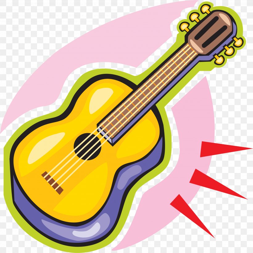 Musical Instruments Guitar String Instruments Drawing, PNG, 2890x2888px, Watercolor, Cartoon, Flower, Frame, Heart Download Free