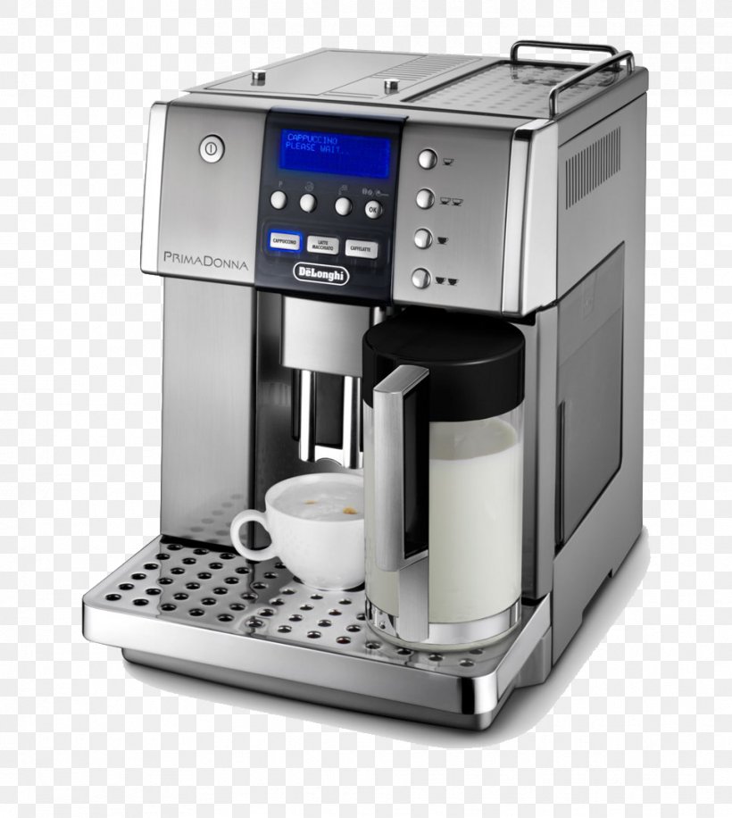 Espresso Cappuccino Coffeemaker De'Longhi, PNG, 966x1080px, Espresso, Cappuccino, Coffee, Coffeemaker, De Longhi Download Free