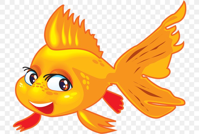 Fish Cartoon, PNG, 718x555px, Goldfish, Animal Figure, Animation, Aquarium, Butterflyfish Download Free