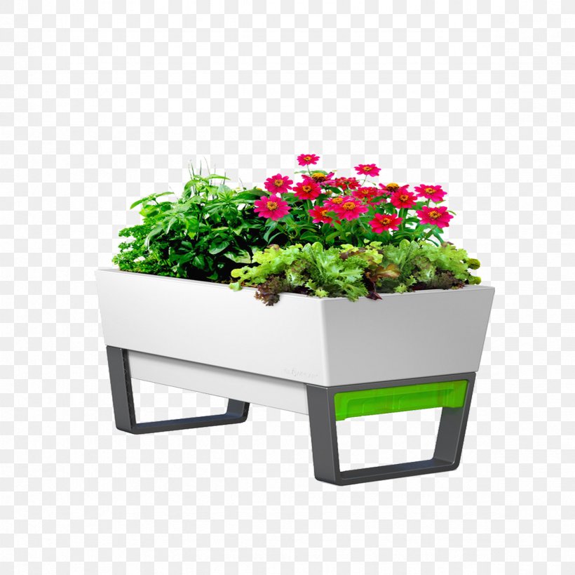 Flower Box with Water Storage Planter Flower Pot pflanzkasten Garden Pot 