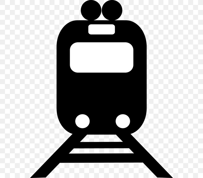 Train Rail Transport Clip Art Trolley Image, PNG, 578x720px, Train, Area, Bahnhofsschild, Black, Black And White Download Free