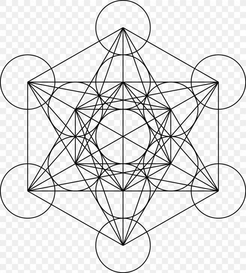 Metatron's Cube Sacred Geometry Overlapping Circles Grid, PNG, 1326x1473px, Metatron, Artwork, Black And White, Cube, Dodecahedron Download Free