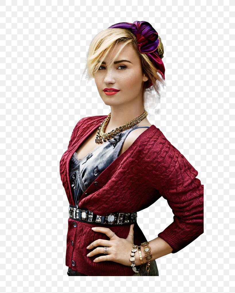 Demi Lovato Teen Vogue Magazine The X Factor (U.S.), PNG, 698x1022px, Watercolor, Cartoon, Flower, Frame, Heart Download Free