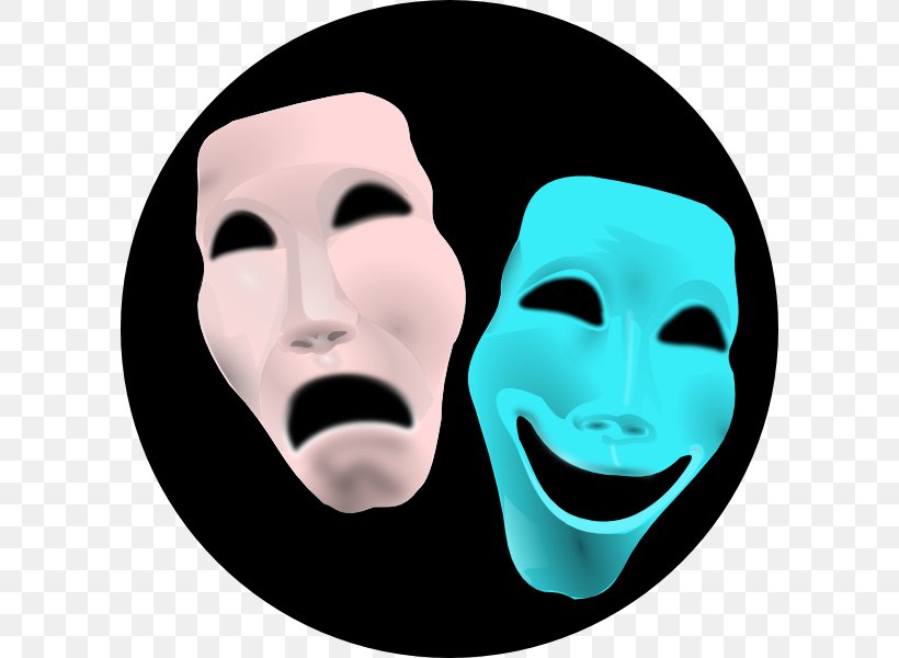 Theatre Mask Drama Clip Art, PNG, 600x600px, Theatre, Art, Cinema, Comedy, Drama Download Free