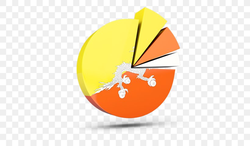 Bhutan Illustration Pie Chart, PNG, 640x480px, Bhutan, Chart, Diagram, Flag, Flag Of Bhutan Download Free