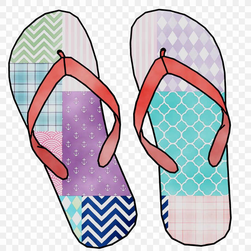 Flip-flops Clip Art Shoe Pattern Product Design, PNG, 3000x3000px, Flipflops, Aqua, Footwear, Pink, Pink M Download Free