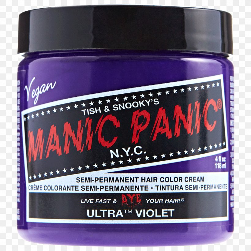 Hair Coloring Manic Panic Hair Care Cosmetics, PNG, 1500x1500px, Hair Coloring, Blue, Color, Cosmetics, Dye Download Free