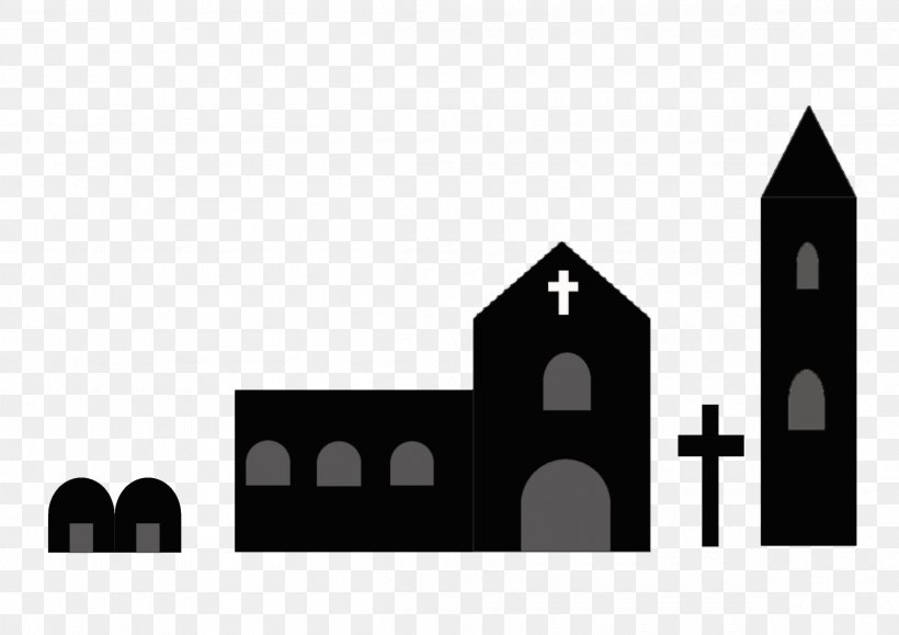 Silhouette Christian Church Clip Art, PNG, 2400x1697px, Silhouette, Black, Black And White, Brand, Building Download Free