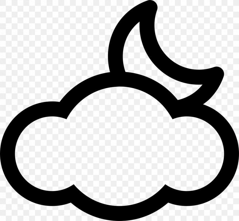 Cloud Symbol Logo, PNG, 980x906px, Cloud, Area, Artwork, Black And White, Logo Download Free