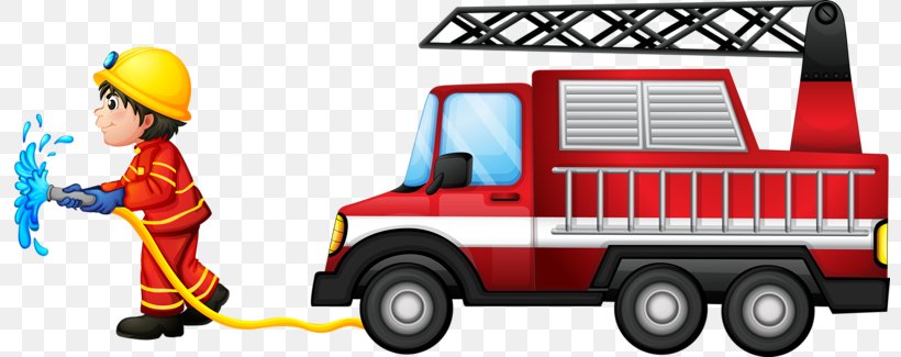 Fire Engine Firefighter Fire Station Royalty-free Clip Art, PNG, 800x325px, Fire Engine, Brand, Commercial Vehicle, Drawing, Emergency Vehicle Download Free