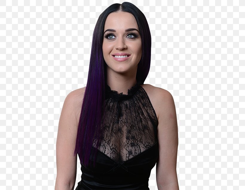 Katy Perry American Idol Ombré Hairstyle Blue Hair, PNG, 454x634px, Watercolor, Cartoon, Flower, Frame, Heart Download Free