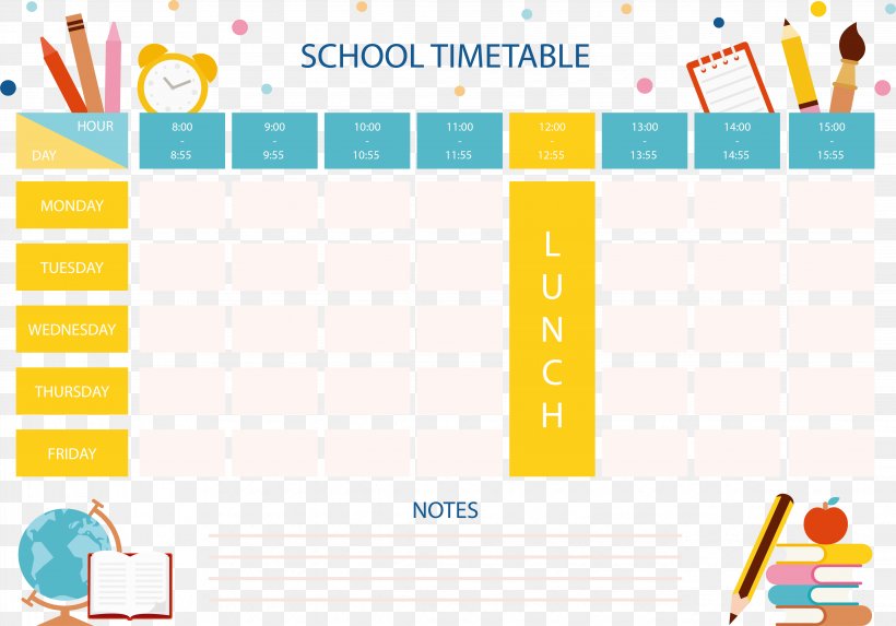 School Timetable Template Curriculum, PNG, 4482x3132px, School Timetable, Area, Brand, Curriculum, First Day Of School Download Free
