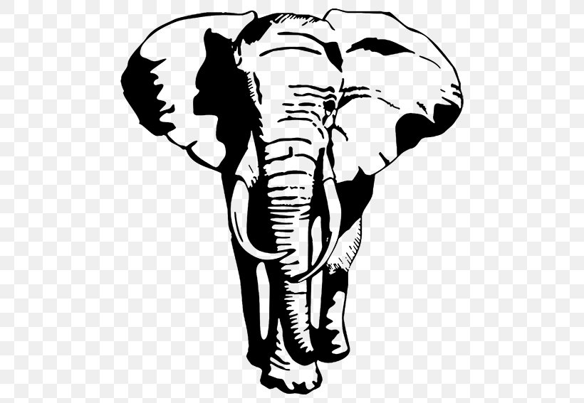 Wall Decal Sticker Elephantidae, PNG, 567x567px, Wall Decal, Advertising, African Elephant, Black And White, Cattle Like Mammal Download Free