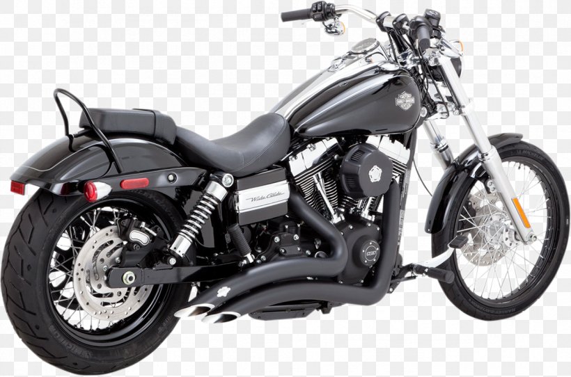 Exhaust System Harley-Davidson Super Glide Softail Motorcycle, PNG, 1183x783px, Exhaust System, Automotive Exhaust, Automotive Exterior, Automotive Tire, Automotive Wheel System Download Free