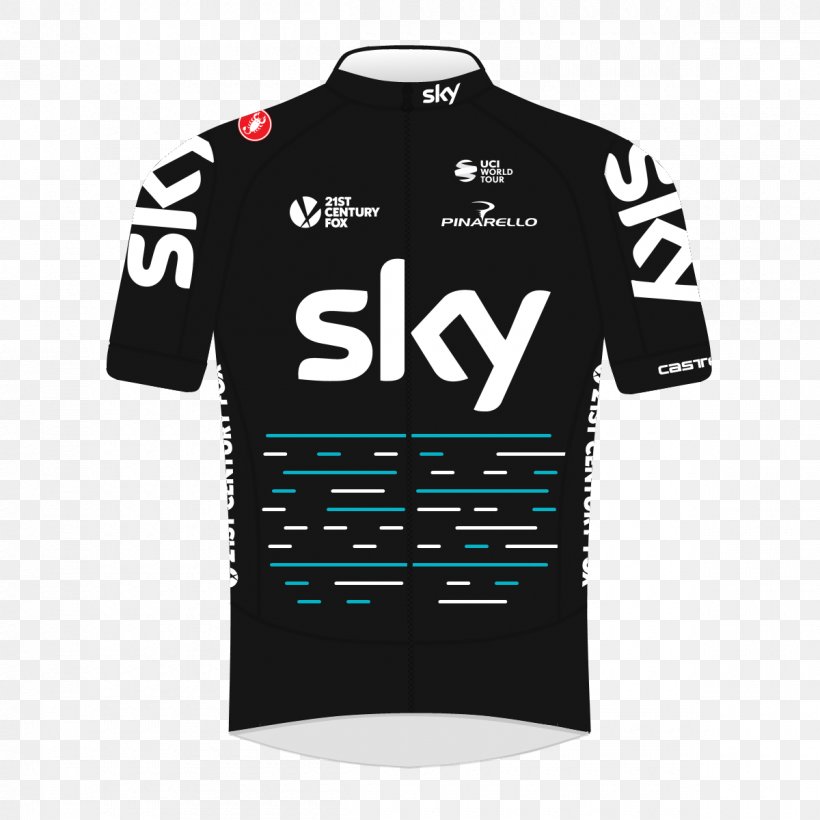 2016 Team Sky Season Cycling Jersey, PNG, 1200x1200px, Team Sky, Active Shirt, Black, Bradley Wiggins, Brand Download Free