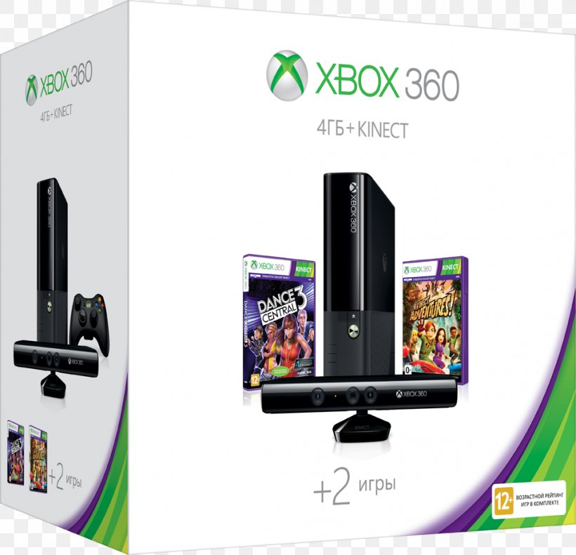 Kinect Adventures! Kinect Sports Microsoft Xbox 360 E Microsoft Xbox 360 4GB Kinect, PNG, 965x931px, Kinect, Display Device, Electronic Device, Electronics, Gadget Download Free