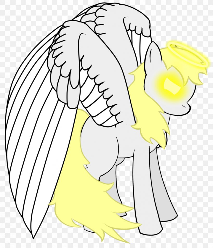 Pony Angel Line Art Drawing, PNG, 900x1052px, Watercolor, Cartoon, Flower, Frame, Heart Download Free