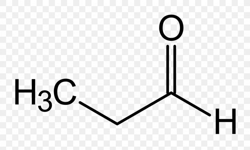 Propionaldehyde Structural Formula Molecule Acetone Chemistry, PNG, 1024x614px, Propionaldehyde, Acetone, Aldehyde, Area, Black Download Free