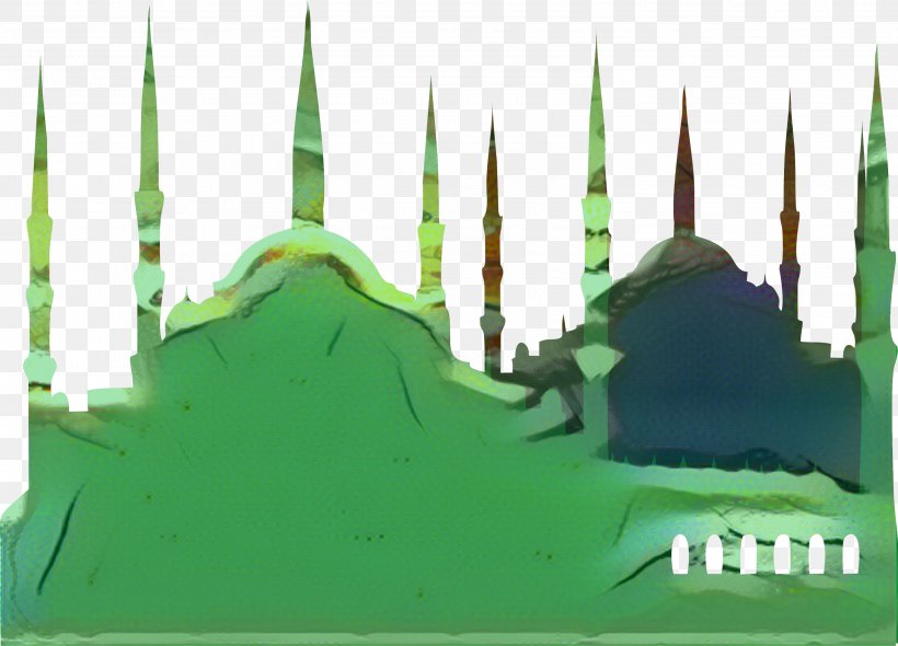 Clip Art Mosque Green In Islam Image, PNG, 2996x2159px, Mosque, Castle, Culture, Green, Green In Islam Download Free