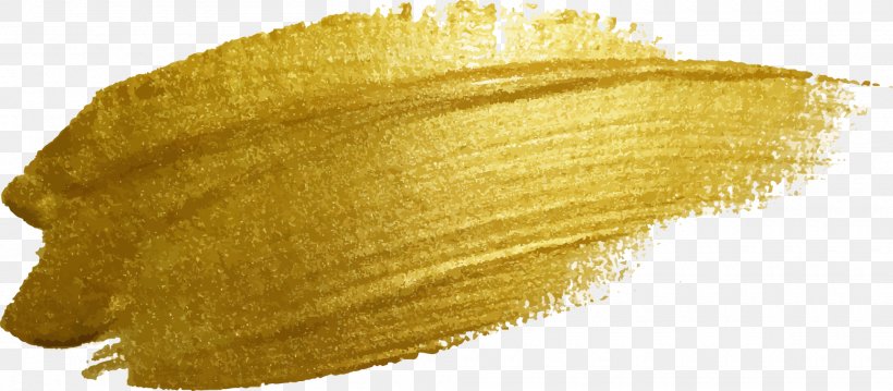 Paint Gold Illustration, PNG, 2000x877px, Paint, Brush, Commodity, Drawing, Gold Download Free