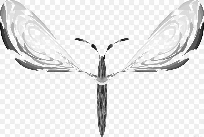 Clip Art Butterfly Vector Graphics, PNG, 2500x1690px, Butterfly, Black And White, Blackandwhite, Borboleta, Crystal Download Free