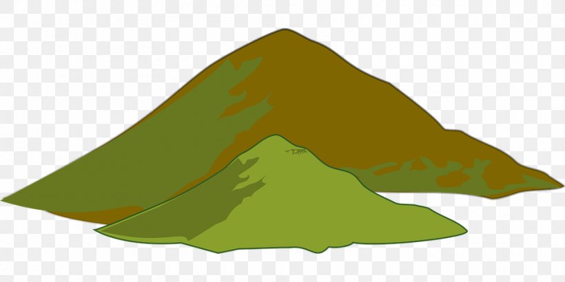Clip Art Openclipart Mountain Image, PNG, 960x480px, Mountain, Drawing, Grass, Green, Leaf Download Free