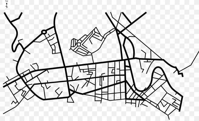 Street City Map Iloilo, PNG, 4756x2901px, Street, Area, Art, Artwork, Black And White Download Free