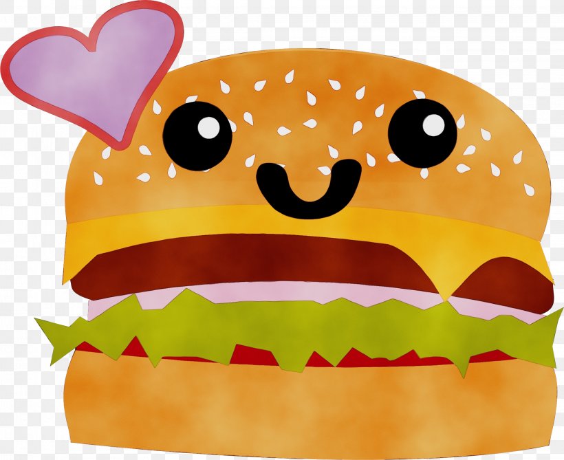 Hamburger, PNG, 2262x1846px, Watercolor, Bun, Cartoon, Cheeseburger, Fast Food Download Free