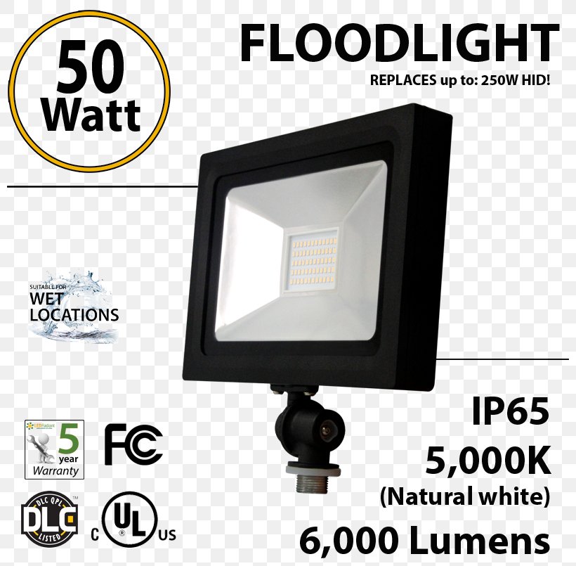 Floodlight High-intensity Discharge Lamp LED Lamp Lumen, PNG, 800x805px, Light, Electricity, Floodlight, Hardware, Highintensity Discharge Lamp Download Free