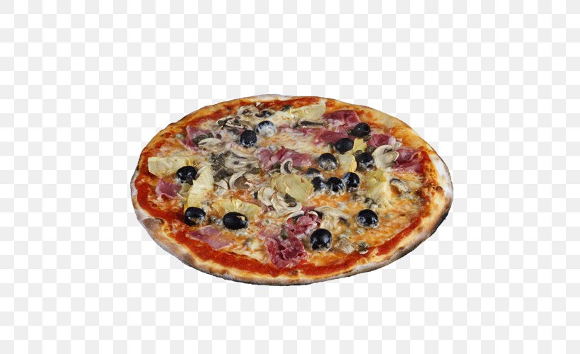 California-style Pizza Sicilian Pizza Calzone Pizza Capricciosa, PNG, 500x500px, Californiastyle Pizza, Anchovy, Artichoke, California Style Pizza, Calzone Download Free
