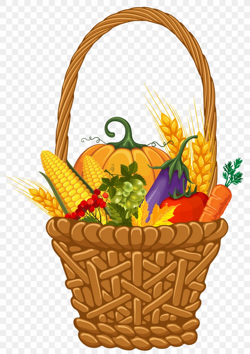Basket Autumn Thanksgiving Harvest Clip Art, PNG, 4120x5826px, Autumn, Basket, Clip Art, Commodity, Document Download Free