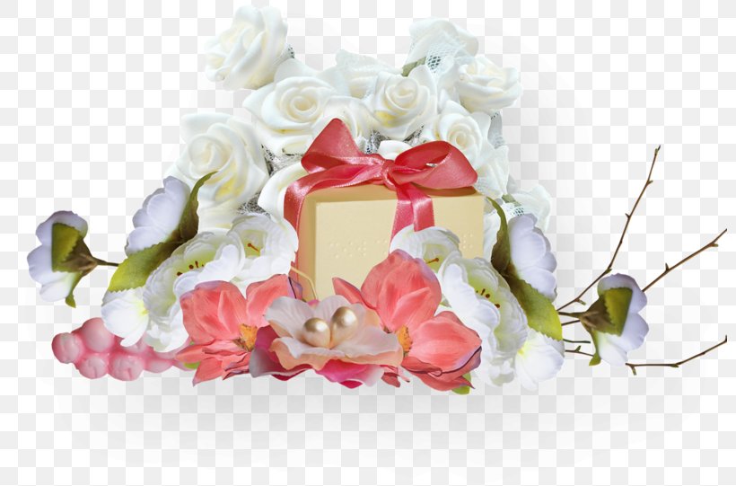 Gift Flower Christmas, PNG, 800x541px, Gift, Box, Christmas, Designer, Floral Design Download Free
