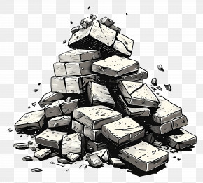 Pile Of Bricks - Pile Of Bricks Illustration PNG