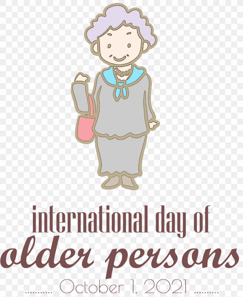 Logo Cartoon Gratis Text, PNG, 2457x3000px, International Day For Older Persons, Ageing, Animation, Birthday, Cartoon Download Free