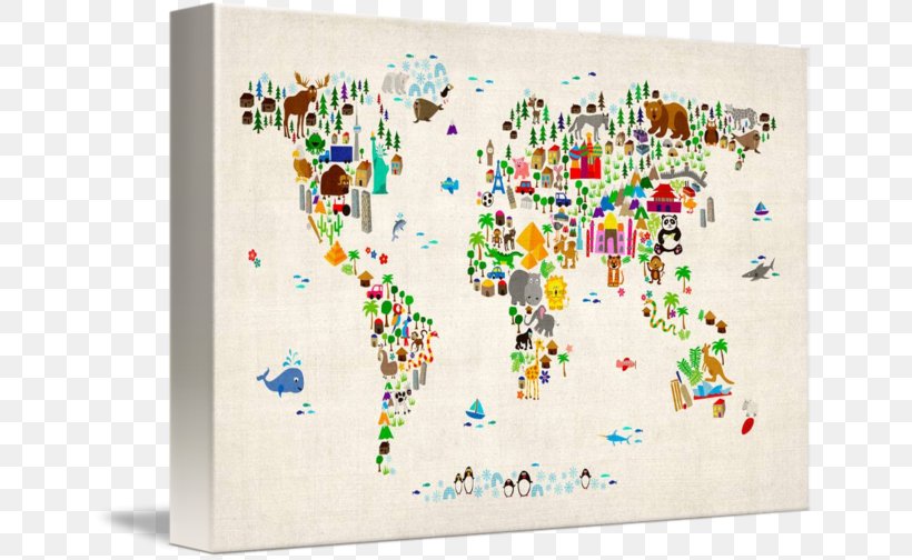 World Map Art World Map Canvas Print, PNG, 650x504px, World, Allposterscom, Art, Artcom, Artist Download Free