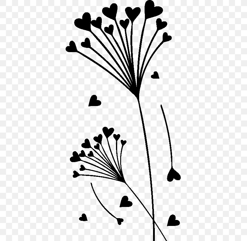 Twig Leaf Plant Stem Floral Design Petal, PNG, 800x800px, Twig, Black, Black And White, Black M, Branch Download Free