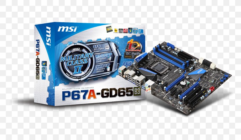 LGA 1155 Motherboard MSI P67A-GD55 Intel P67, PNG, 1640x958px, Lga 1155, Atx, Computer Component, Computer Hardware, Electronic Device Download Free