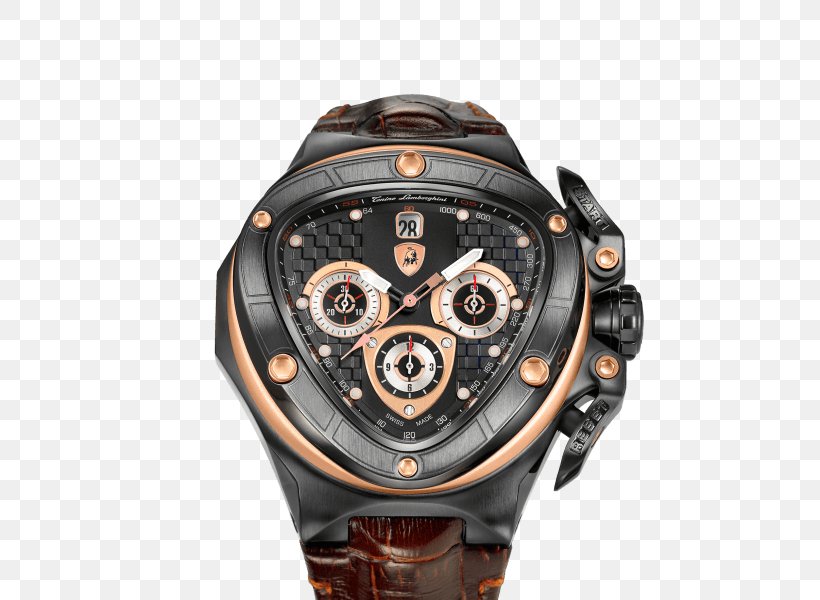Automatic Watch Lamborghini Chronograph Clock, PNG, 510x600px, Watch, Automatic Watch, Brand, Chronograph, Clock Download Free