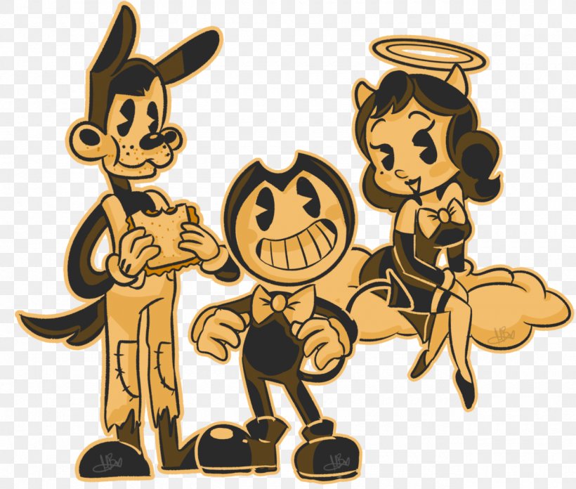 Bendy And The Ink Machine Video Games Cuphead Indie Image, PNG, 1280x1087px, Bendy And The Ink Machine, Animated Cartoon, Animation, Art, Bad Wolf Download Free