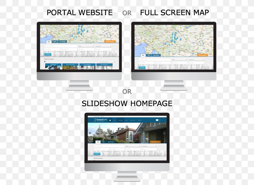 Computer Monitors Estate Agent Real Estate Information Web Page, PNG, 614x598px, Computer Monitors, Advertising, Bootstrap, Brand, Cascading Style Sheets Download Free