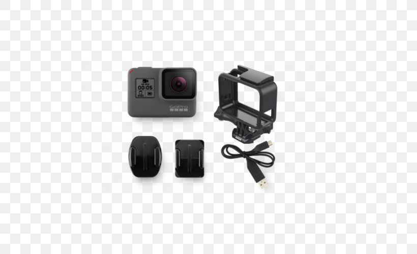 GoPro HERO5 Black Action Camera GoPro HERO6, PNG, 500x500px, 4k Resolution, Gopro Hero5 Black, Action Camera, Camera, Camera Accessory Download Free