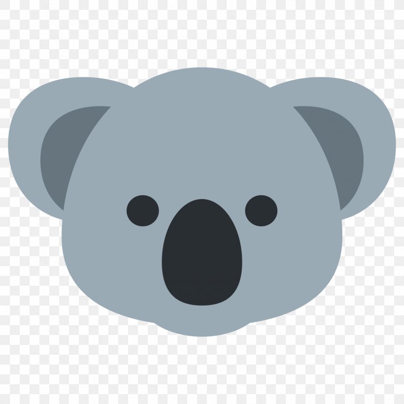 Koala Emoji Image, PNG, 1500x1500px, Koala, Animal, Bear, Carnivoran, Cuteness Download Free